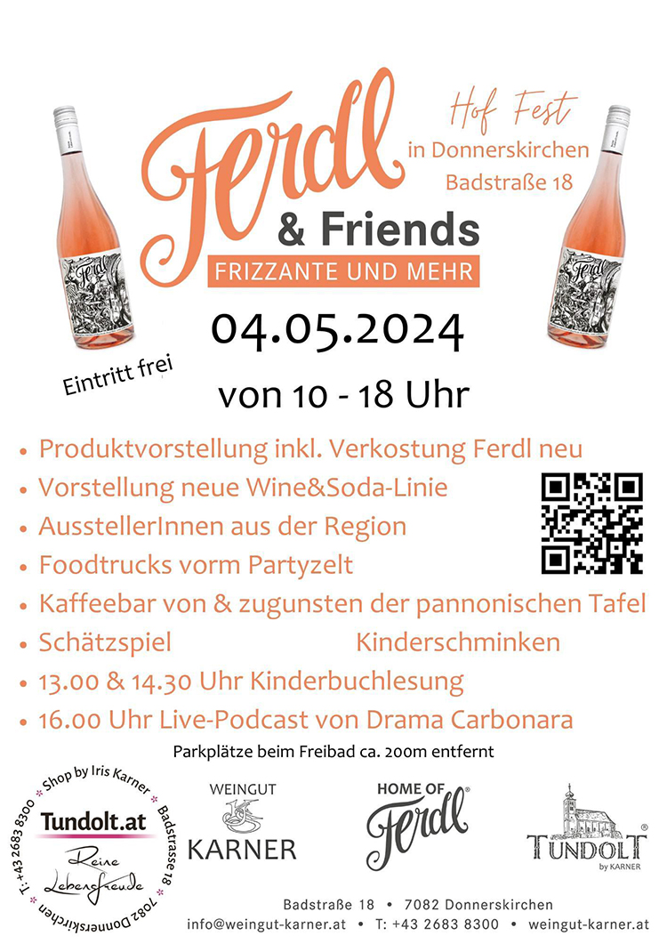 Triff uns bei Ferdl & Friends!​