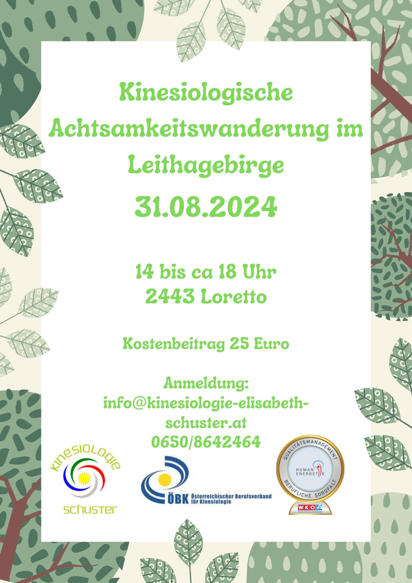 Kinesiologische Wanderung